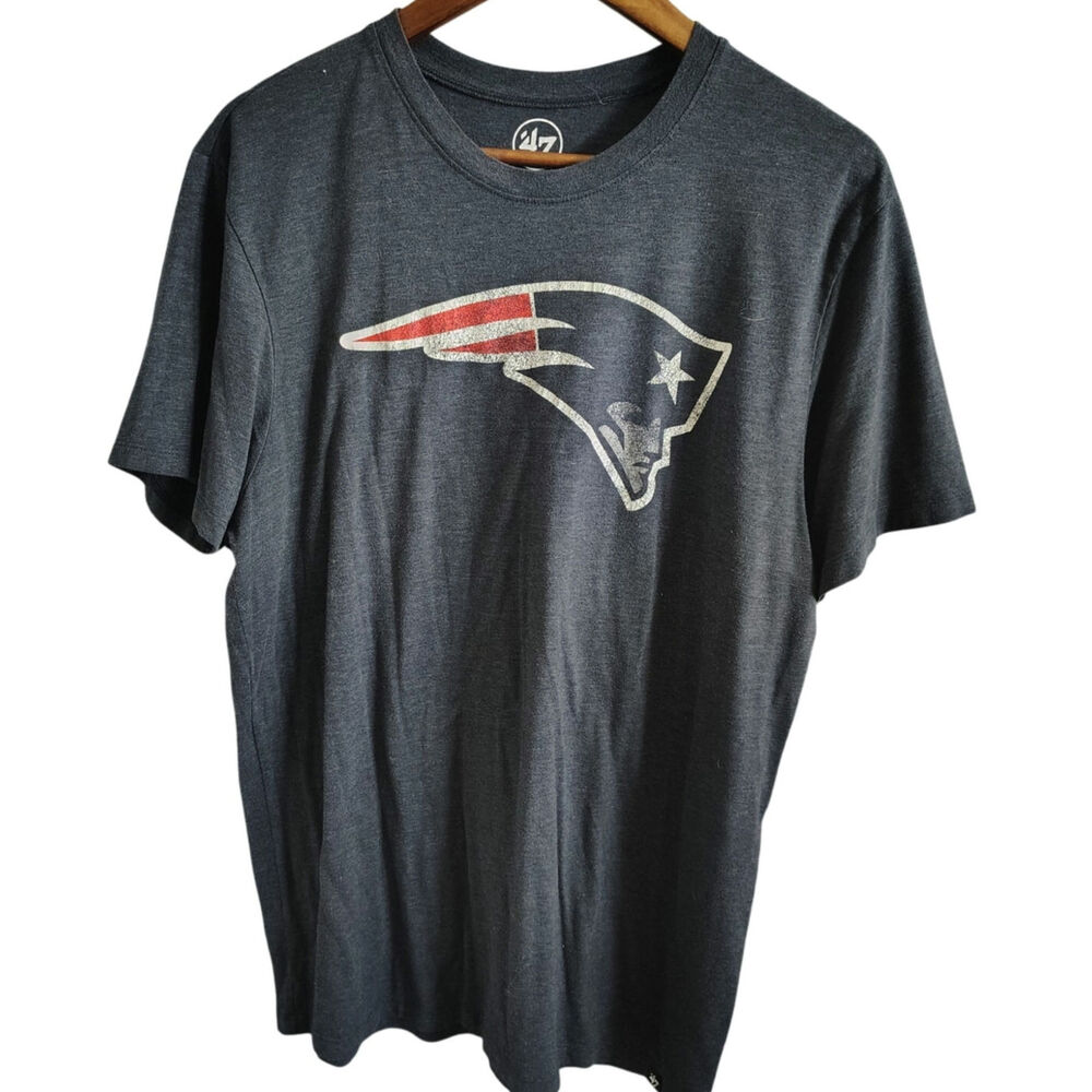 Patriots T Shirt Gray Mens Size Large - Picture 2 of 4